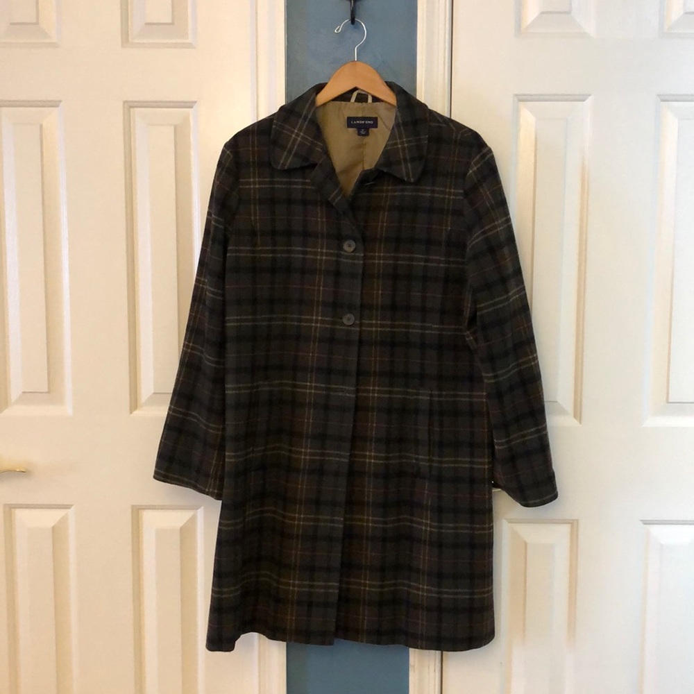 Women’s Lands End Wool Blend Coat